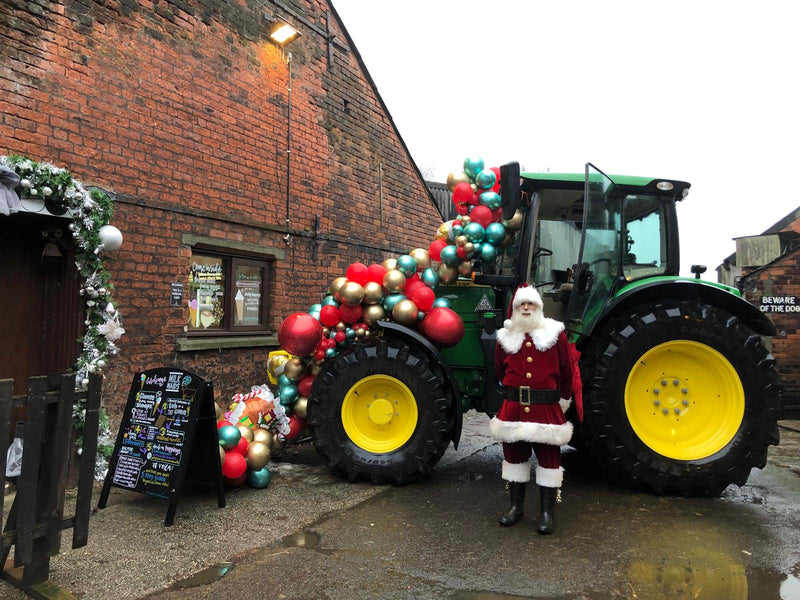 Farmer Christmas Tractor Visit